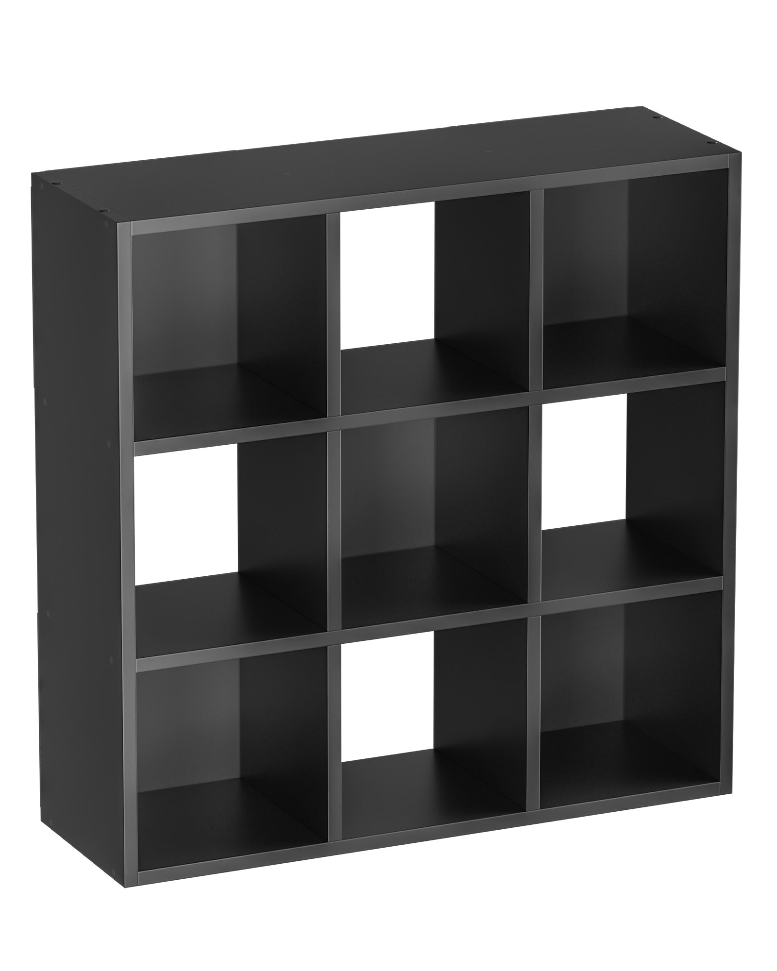 6/8/9 Cubes Wood Storage Organizer with Open Back and Removable Back Panels B3001-LUCKLIFE