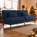 COMHOMA 72“ Convertible Futon Sofa Bed with Adjustable Backrest B001