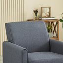 COMHOMA Single sofa chair for bedroom living room with four wooden legs-H309