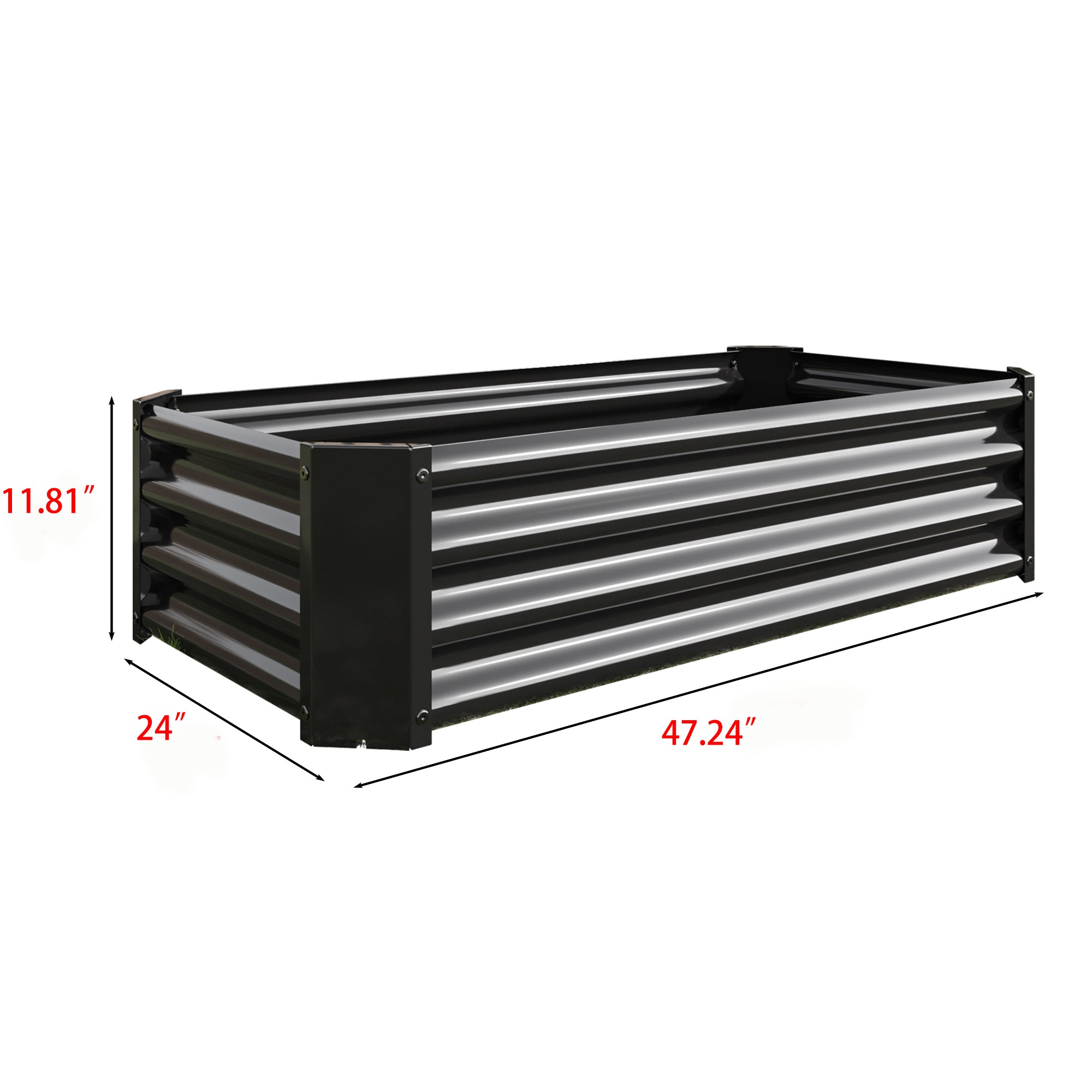 Metal Raised Garden Bed with Gloves Tools OT-GD02
