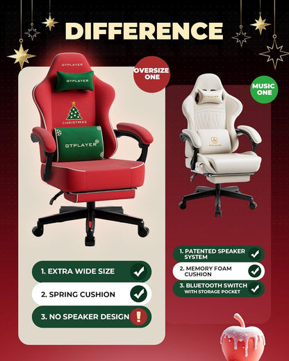 GTPLAYER Christmas Edition Office Gaming Chair ACE-PRO-RD