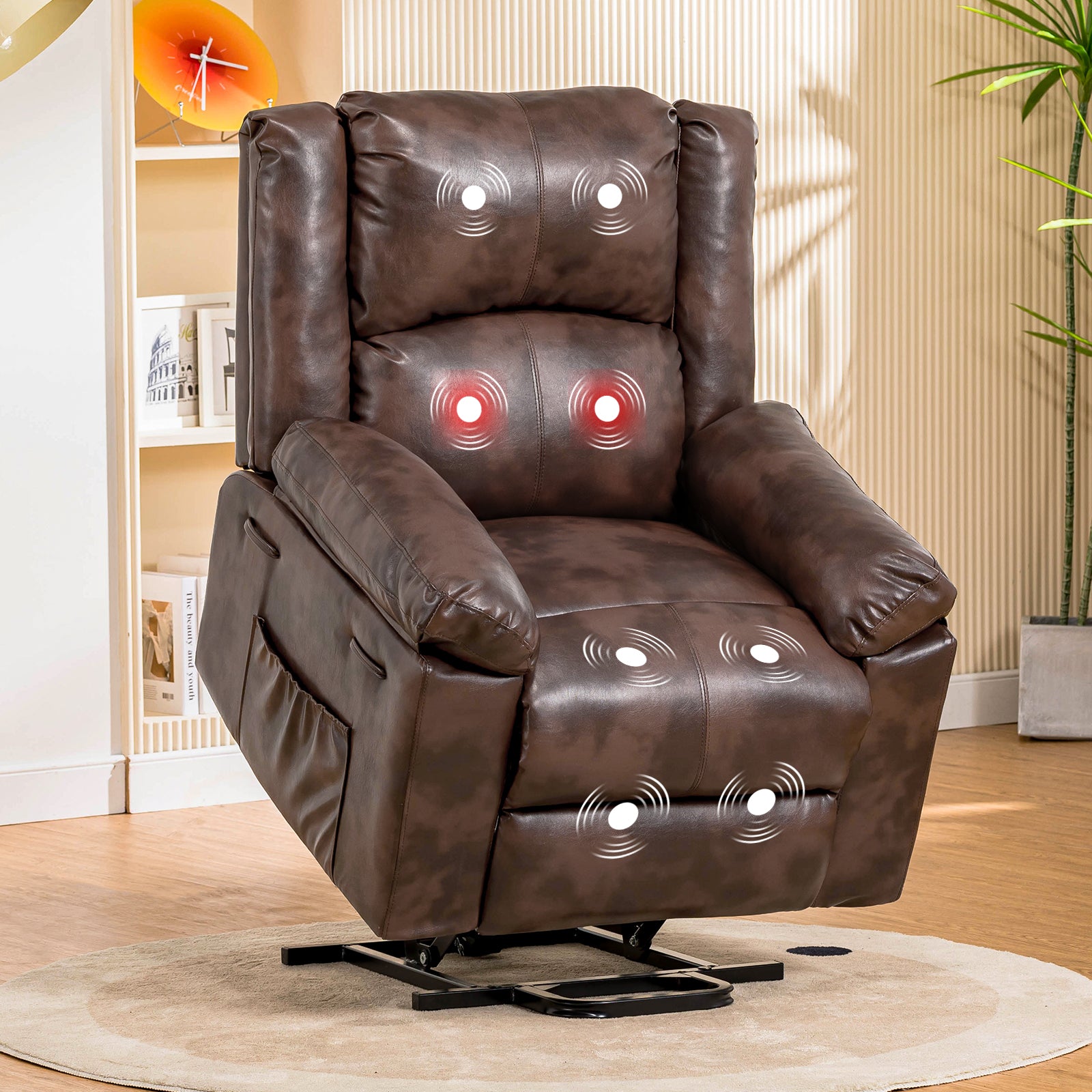 Ubuy Lounge Chaise Leather Modern Yoga Chaise Lounge Chair Faux