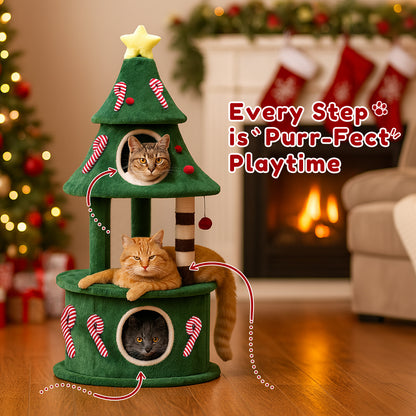 COMHOMA Christmas Cat Tree Tower PET01