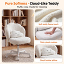 COMHOMA Petal Cute Vanity Chair, Height Adjustable CH718