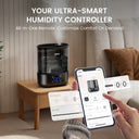 LUCKLIFE Smart Humidifiers for Bedroom,5L Top Fill Cool Mist & 36H Runtime Ultrasonic Humidifier,Quiet 28dB Essential Oil Diffuser for Baby & Plants, EH02