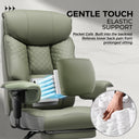 COMHOMA Big and Tall Office Chair 400lbs, 90°-150° Recline CH810