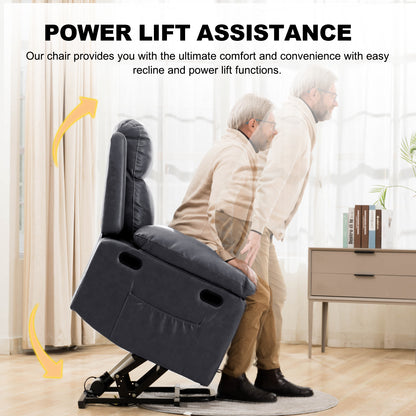 COMHOMA Power Lift Recliner for Elderly with Heat and Massage H7175