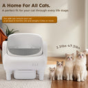 COMHOMA® Self Cleaning | Open Top Cat Automatic Litter Box, APP Control and Weight Monitoring