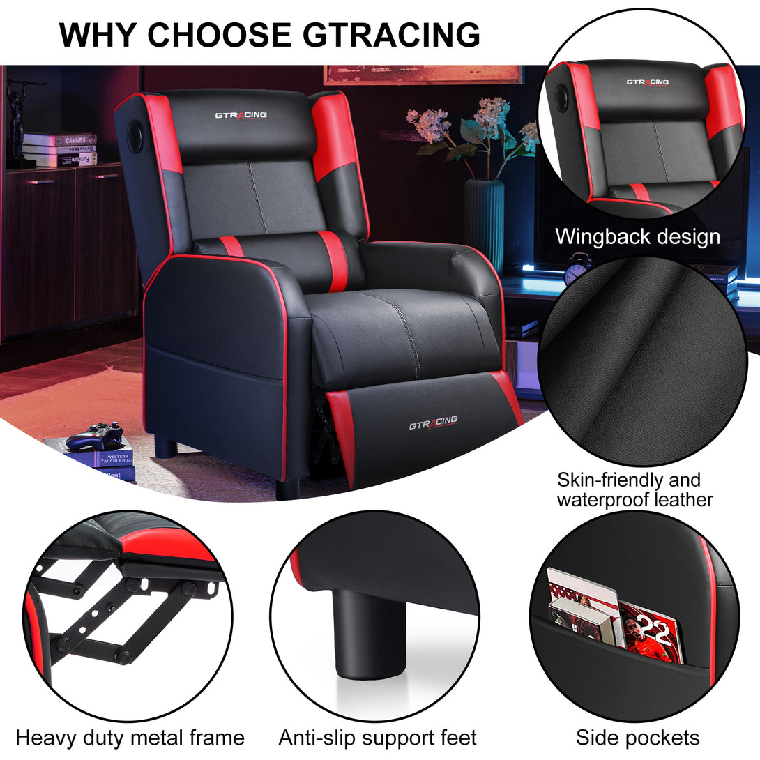 GTRACING Gaming Recliner Chair GT208M