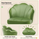 COMHOMA Petal Cute Vanity Chair, Height Adjustable CH718