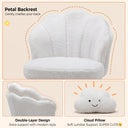COMHOMA Petal Cute Vanity Chair, Height Adjustable CH718