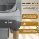 COMHOMA® Self Cleaning | Open Top Cat Automatic Litter Box, APP Control and Weight Monitoring