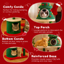 COMHOMA Christmas Cat Tree Tower PET01