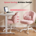 COMHOMA Petal Cute Vanity Chair, Height Adjustable CH718