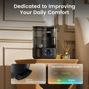 LUCKLIFE Smart Humidifiers for Bedroom,5L Top Fill Cool Mist & 36H Runtime Ultrasonic Humidifier,Quiet 28dB Essential Oil Diffuser for Baby & Plants, EH02