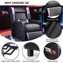 GTPLAYER® Gaming Massage Recliner with Bluetooth Speakers GT208M