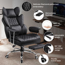COMHOMA Big and Tall Office Chair with Lumbar Support & Adjustable Footrest GT205