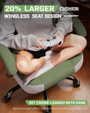 LUCKRACER Big and Tall Gaming Chair 350lbs with Footrest LR408