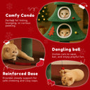 COMHOMA Christmas Cat Tree Tower PET01