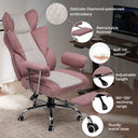 COMHOMA Big and Tall Office Chair with Lumbar Support & Adjustable Footrest GT205