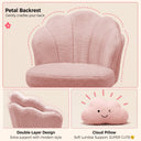 COMHOMA Petal Cute Vanity Chair, Height Adjustable CH718