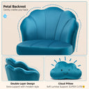 COMHOMA Petal Cute Vanity Chair, Height Adjustable CH718
