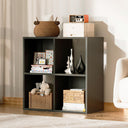 COMHOMA 4, 6, 8 Wood Cube Storage Organizer with Open Back and Removable Back Panels B3001