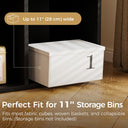 COMHOMA 4, 6, 8 Wood Cube Storage Organizer with Open Back and Removable Back Panels B3001