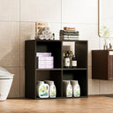 COMHOMA 4, 6, 8 Wood Cube Storage Organizer with Open Back and Removable Back Panels B3001