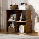 COMHOMA 4, 6, 8 Wood Cube Storage Organizer with Open Back and Removable Back Panels B3001