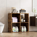 COMHOMA 4, 6, 8 Wood Cube Storage Organizer with Open Back and Removable Back Panels B3001