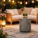 Portable Storage Box,Pool Ice Cooler,Cooler Side Table,Modern Balcony Table