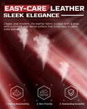 LUCKRACER Big and Tall Gaming Chair 350lbs with Footrest LR408