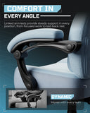 LUCKRACER Big and Tall Gaming Chair 350lbs with Footrest LR408