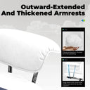 COMHOMA Big and Tall Office Chair with Lumbar Support & Adjustable Footrest GT205