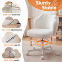 COMHOMA Petal Cute Vanity Chair, Height Adjustable CH718