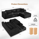 COMHOMA Cloud Sectional Couch-B10-WMT