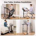 COMHOMA Small Adjustable Standing Desk & Tiltable Tabletop DH005