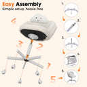 COMHOMA Petal Cute Vanity Chair, Height Adjustable CH718