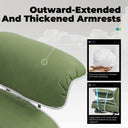 COMHOMA Big and Tall Office Chair with Lumbar Support & Adjustable Footrest GT205