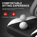 GTPLAYER Gaming Chair with Footrest, Swivel Rocker with Headrest and Lumbar Support GT002NAF