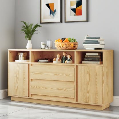 COMHOMA 63'' Buffet Sideboard Cabinet with Storage