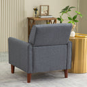 COMHOMA Single sofa chair for bedroom living room with four wooden legs-H309