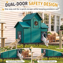 LUCKLIFE® Extra Large Heated Cat House for Outside, 100% Weatherproof, 27.9"W x 16.5"D x 32.7"H, PET07