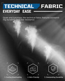 LUCKRACER Big and Tall Gaming Chair 350lbs with Footrest LR408