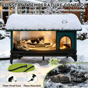 LUCKLIFE® Heated Outdoor Cat House, Weatherproof Shelter with Heating Pad, Winter Use PET06