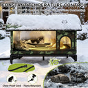 LUCKLIFE® Heated Outdoor Cat House, Weatherproof Shelter with Heating Pad, Winter Use PET06