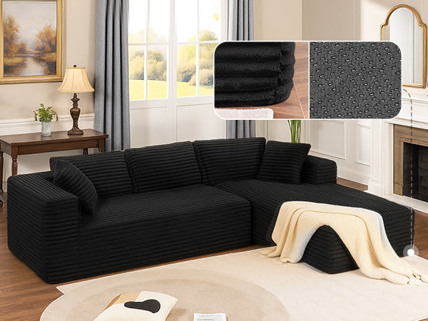 COMHOMA Cloud Sectional Couch-B10-WMT