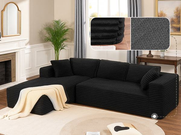 COMHOMA Cloud Sectional Couch-B10-WMT
