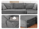 COMHOMA Cloud Sectional Couch-B10-WMT